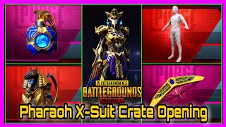 PUBG MOBILE PHARAOH X-SUIT CRATE OPENING| UPDATED PHARAOH X-SUIT| TYSON NOOB GAMER