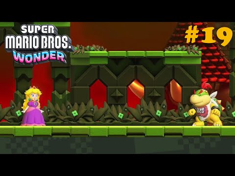 Super Mario Bros Wonder Part 19 Deep Magma Bog 3 Peach Gameplay