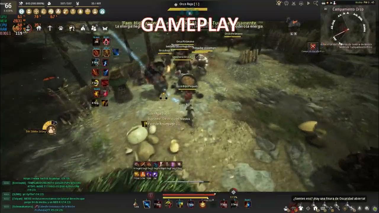 [Pet T4] BDO PVE Striker Succession Orc Camp 15k/hr (Blue LS , No