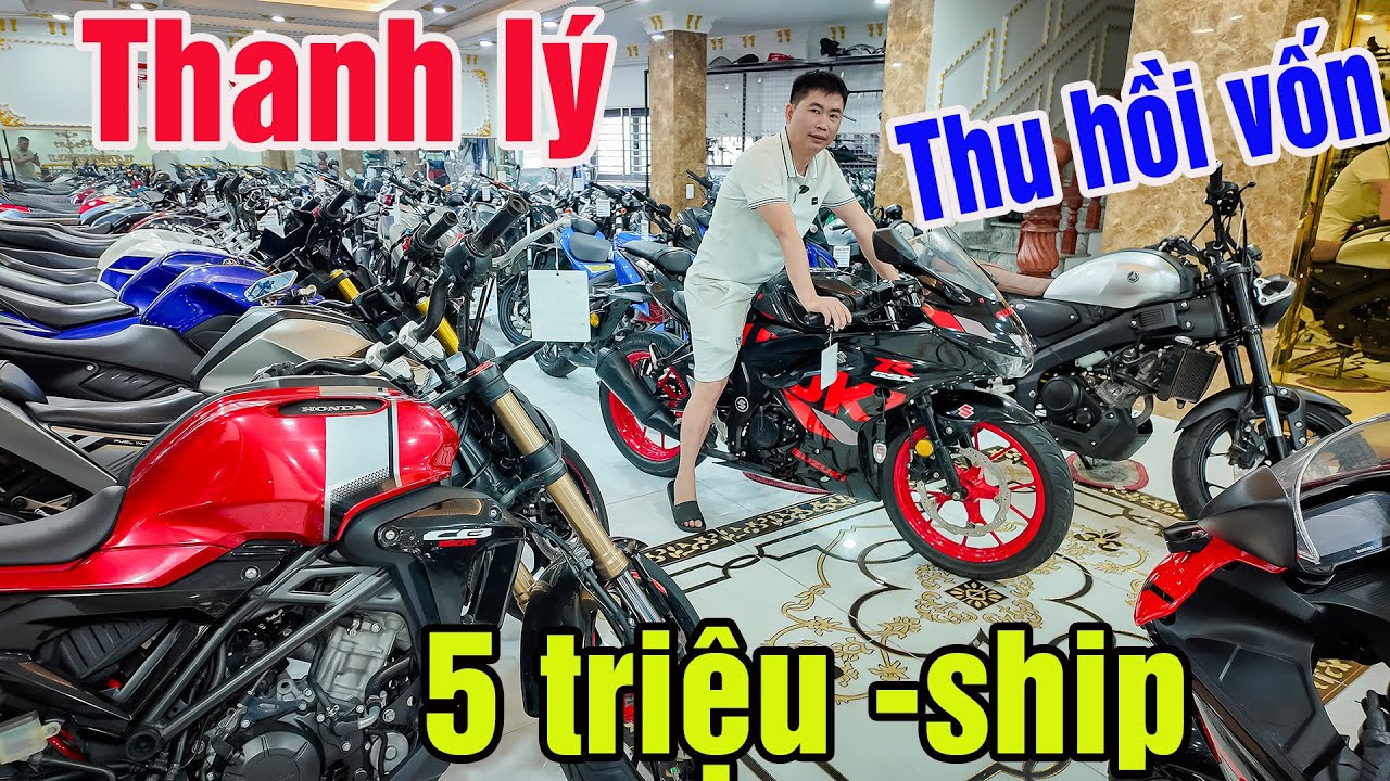 THANH LÝ MOTOR XSR 155 GSX150R MT15 NINJA 300 GZ150 W175 GPX DEMON ...