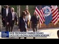 VP Kamala Harris tours facilities along southern border