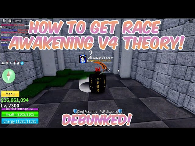 👾 (HUMAN V4!) HE FINALLY GOT RACE AWAKENING V4 + REQUIREMENTS! UPDATE 17.3