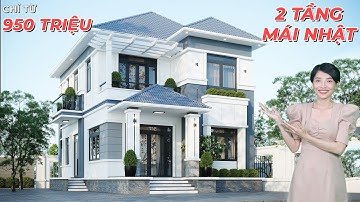 Chỉ từ 950 triệu cho mẫu nhà 2 tầng mái Nhật quốc dân vạn người mê