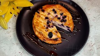 How to make blueberry yogurt cake ?: no flour , no oil , blueberry yogurt cake you must try!😋🫐