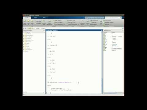 Matlab Crash Course