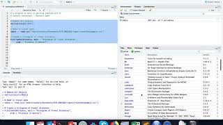 Getting Started with RStudio and R - Video 5: The Files, Plots and Packages Window