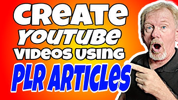 How To Create YouTube Videos Using PLR Articles - {Free and Paid Method}