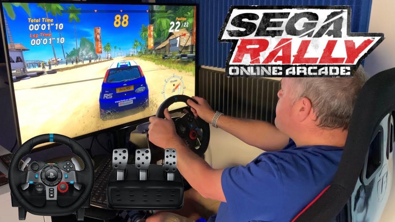 Sega Rally Arcade - PS3 - Logitech G29 Wheel & Pedals