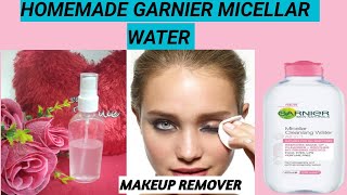 Homemade Garnier misceller water at home in Tamil/ diy makeup remover வீட்டிலேயே செய்யலாம் /DAY25