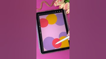 Gradient Wallpaper Tutorial in Procreate 🌺 #shorts #procreate #wallpaper #ipad #aesthetic