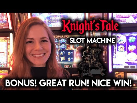 NEW Knights Tale Slot Machine! Bonus GREAT RUN!!!