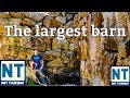 The largest barn in New Hampshire in the 1800s Amazing stone walls