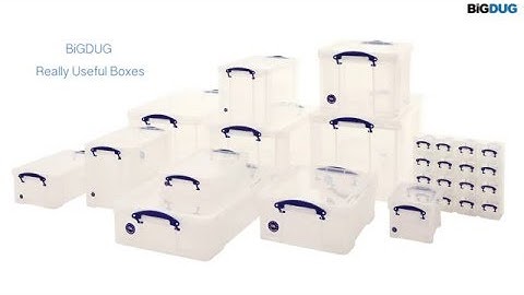 BiGDUG Really Useful Boxes