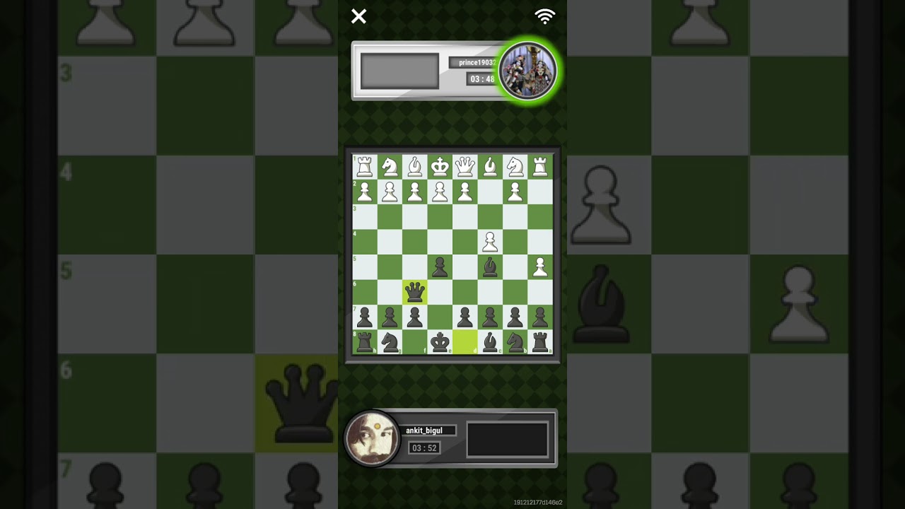MPL CHESS BLACK WON IN 3 MOVES 😎😎