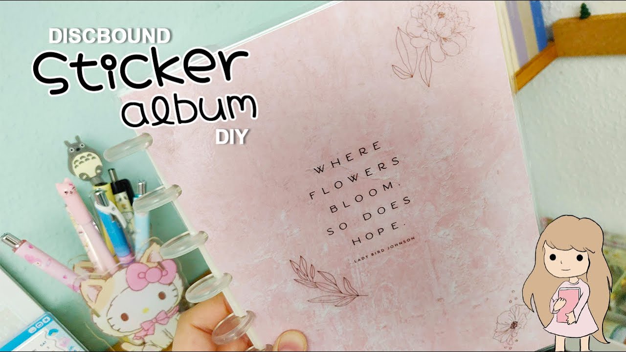 Discbound Sticker Album DIY | How to make a reusable sticker album ...