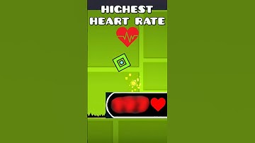 HIGHEST Heart Rate in Geometry Dash
