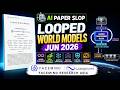 Looped World Models (Jun 2026)