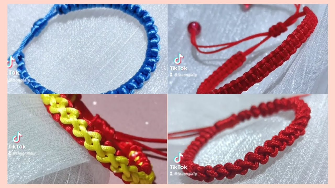 Tổng hợp 5 hướng dẫn chi tiết cách thắt vòng tay đơn giản ( Phần 1 ) #vòngtay #handmade