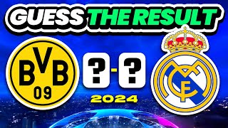 GUESS THE RESULT OF FINAL - CHAMPIONS LEAGUE EDITION | QUIZ FOOTBALL TRIVIA 2024 screenshot 1