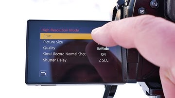 High Resolution Mode Lumix G9