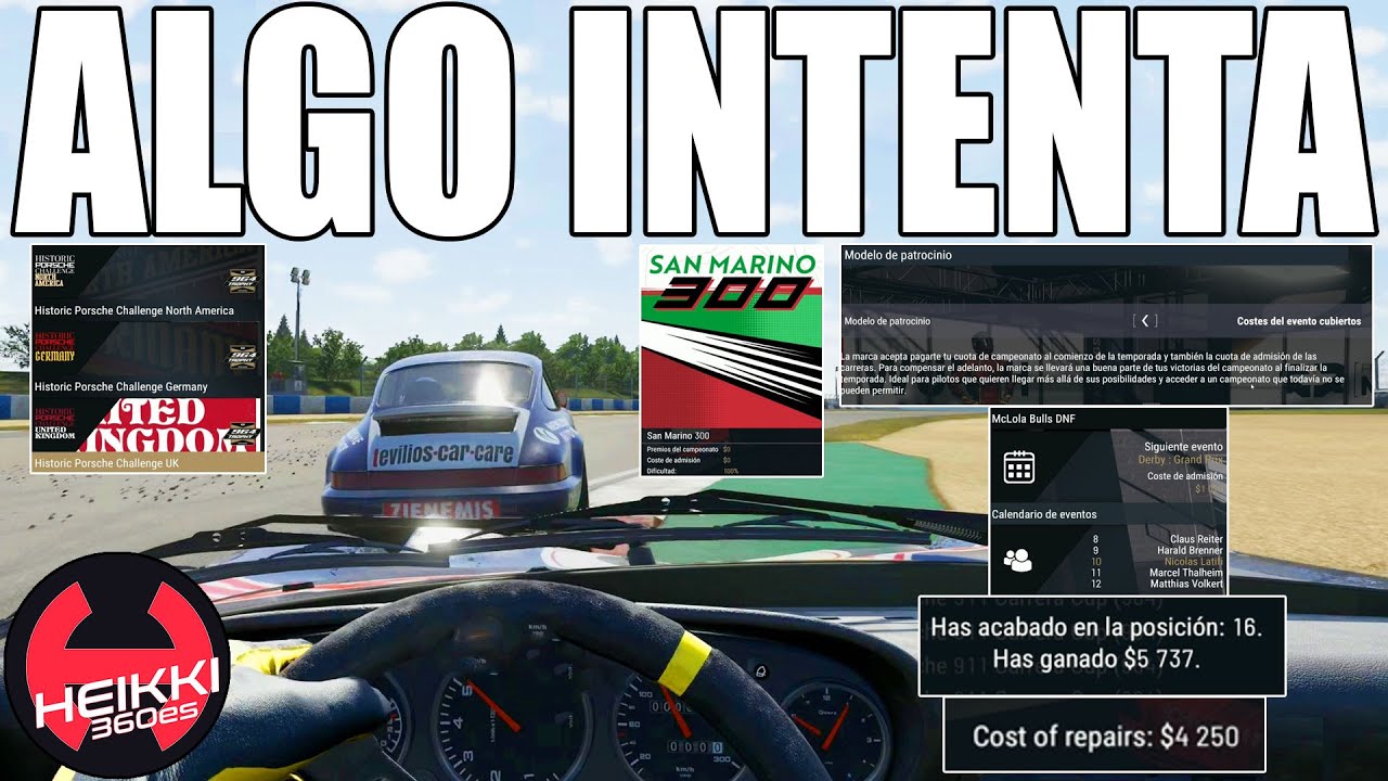 Probemos el 'modo Trayectoria' de Project Motor Racing - YouTube