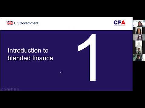 Programa CFA Peru - Blended Finance Webinar