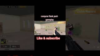 conqurar Rank push gameplay #pubgm #pubgmobile #pubg #pubgshorts #mobilegameplay #gaming #pubgxboxon