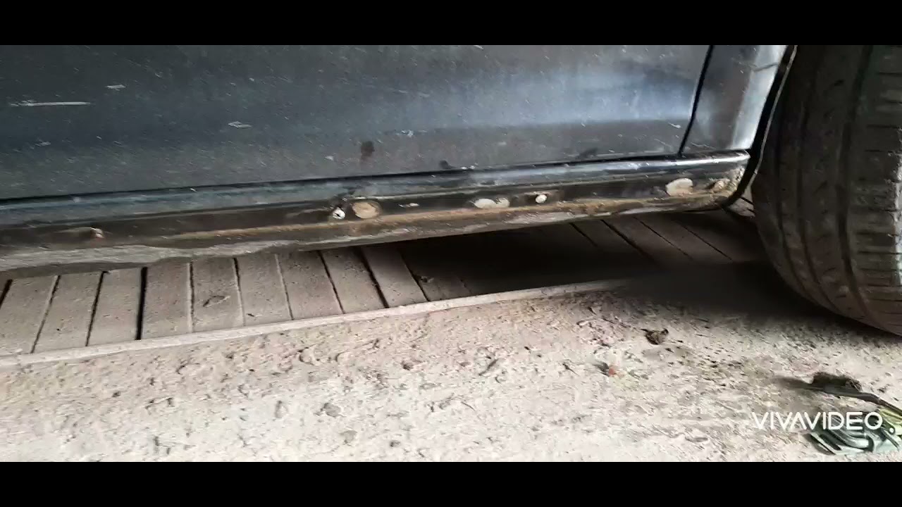 замена порога - YouTube