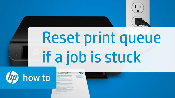 Resetting the Printing System - Print Job is Stuck in the Print Queue | HP Printers | @HPSupport