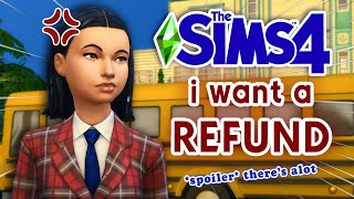 sims 4 packs so bad, i want a REFUND!!!