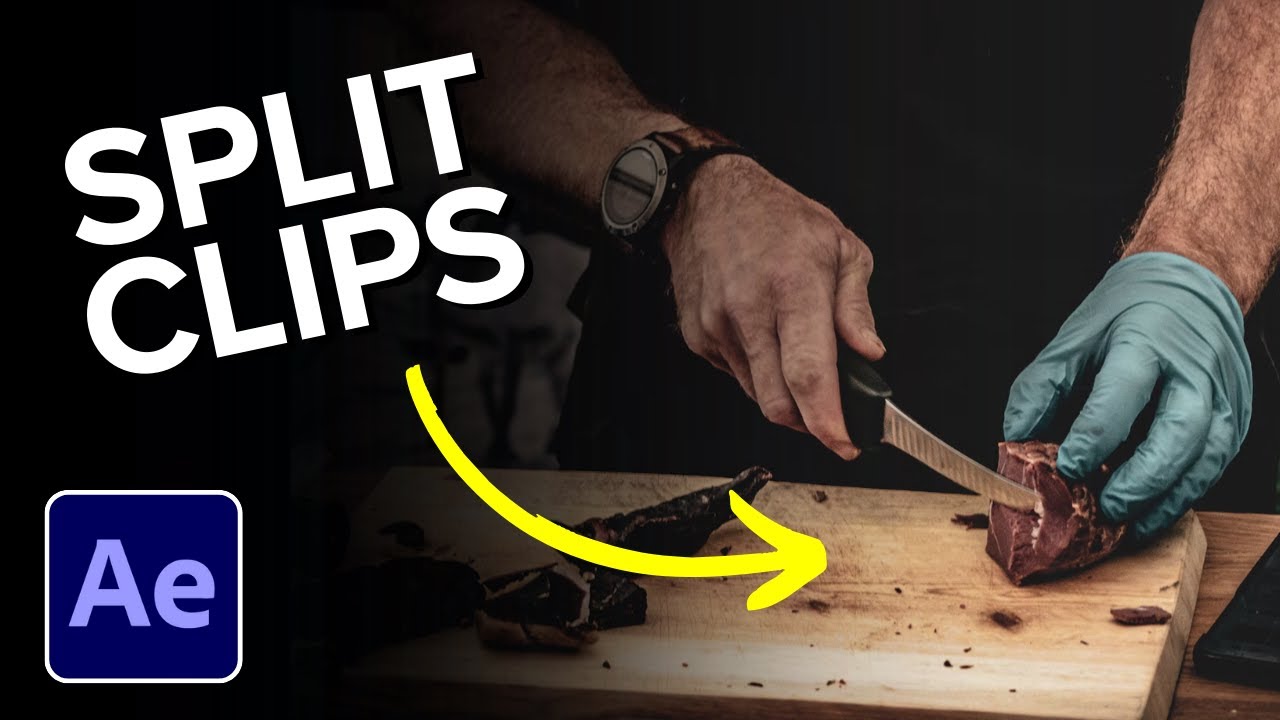 After Effects: How to Split Clip - YouTube