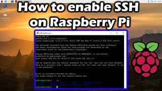 How to enable SSH on Raspberry Pi