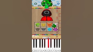 Sprunki Incredibox and Squid Game 2 Mix Colors Challenge (@danamagic.) - Octave Piano Tutorial