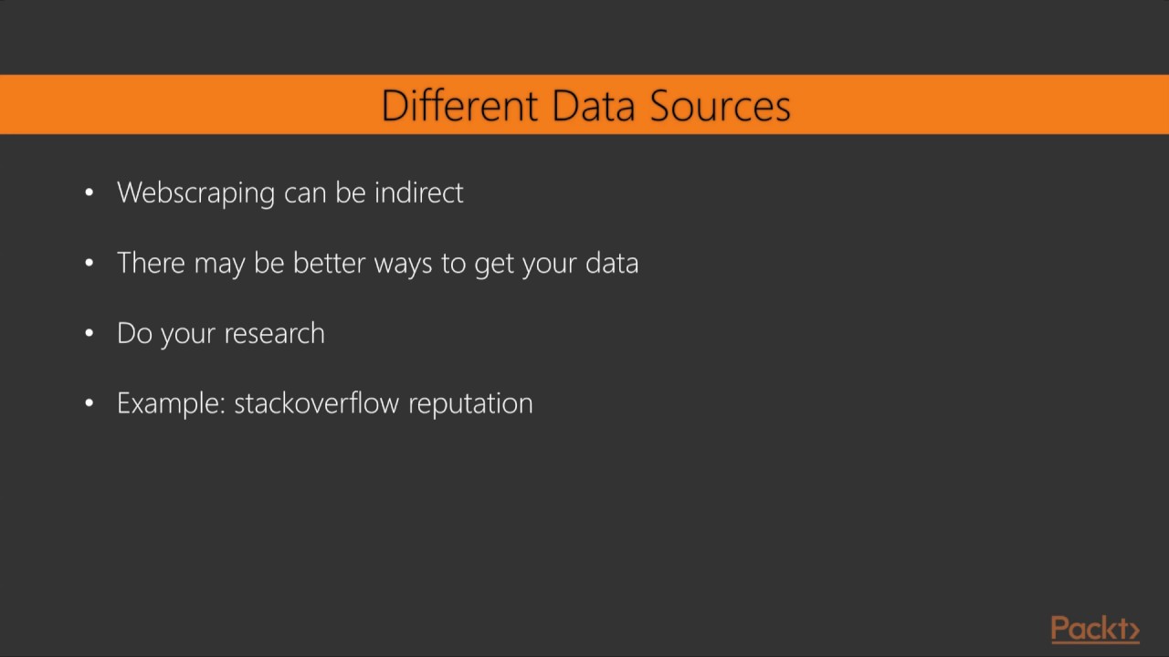 Getting Started with Python Web Scraping : Bypassing the Browser | packtpub.com
