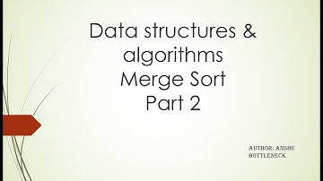 Merge Sort Algorithm Part2 Scala