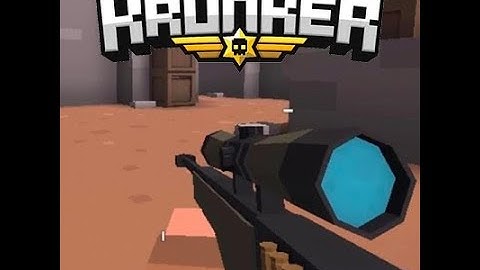 Playing Krunker.io (Run N Gun)
