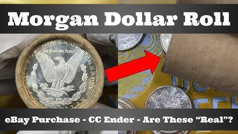Unwrapping Morgan Silver Dollar Roll, eBay Purchase -Nice CC End Coin- What
