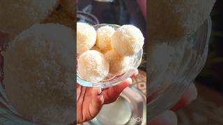 Condensed Milk Coconut Ladoo 😍 5 Min Sweet Recipe youtube # shorts # video