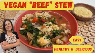 The Best Vegan High-protein Soup: Homemade Veggie Beef Stew