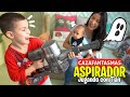 ASPIRADOR CAZAFANTASMAS 👻 | JUGANDO CON TIÁN | EN CASA CON PAM Y FER