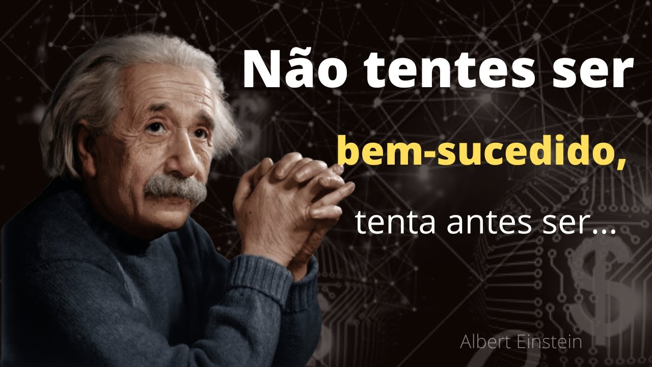 Nenhum problema pode ser resolvido pelo Albert Einstein - Pensador