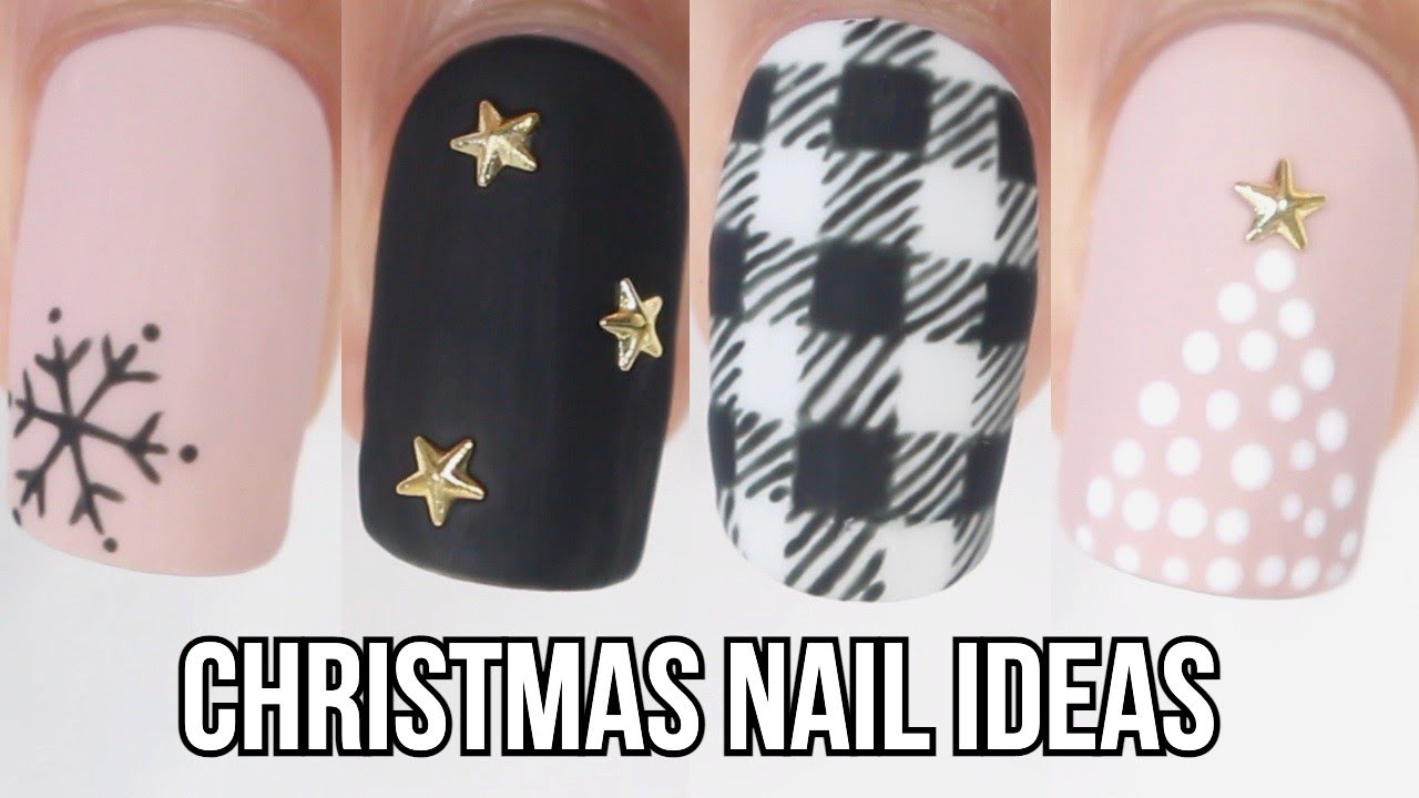 CHRISTMAS NAIL IDEAS (GEL POLISH) | NAIL ART DESIGNS - YouTube