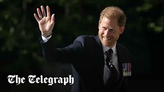 video: The King and Prince Harry were less than three miles apart but the gulf has never been more obvious