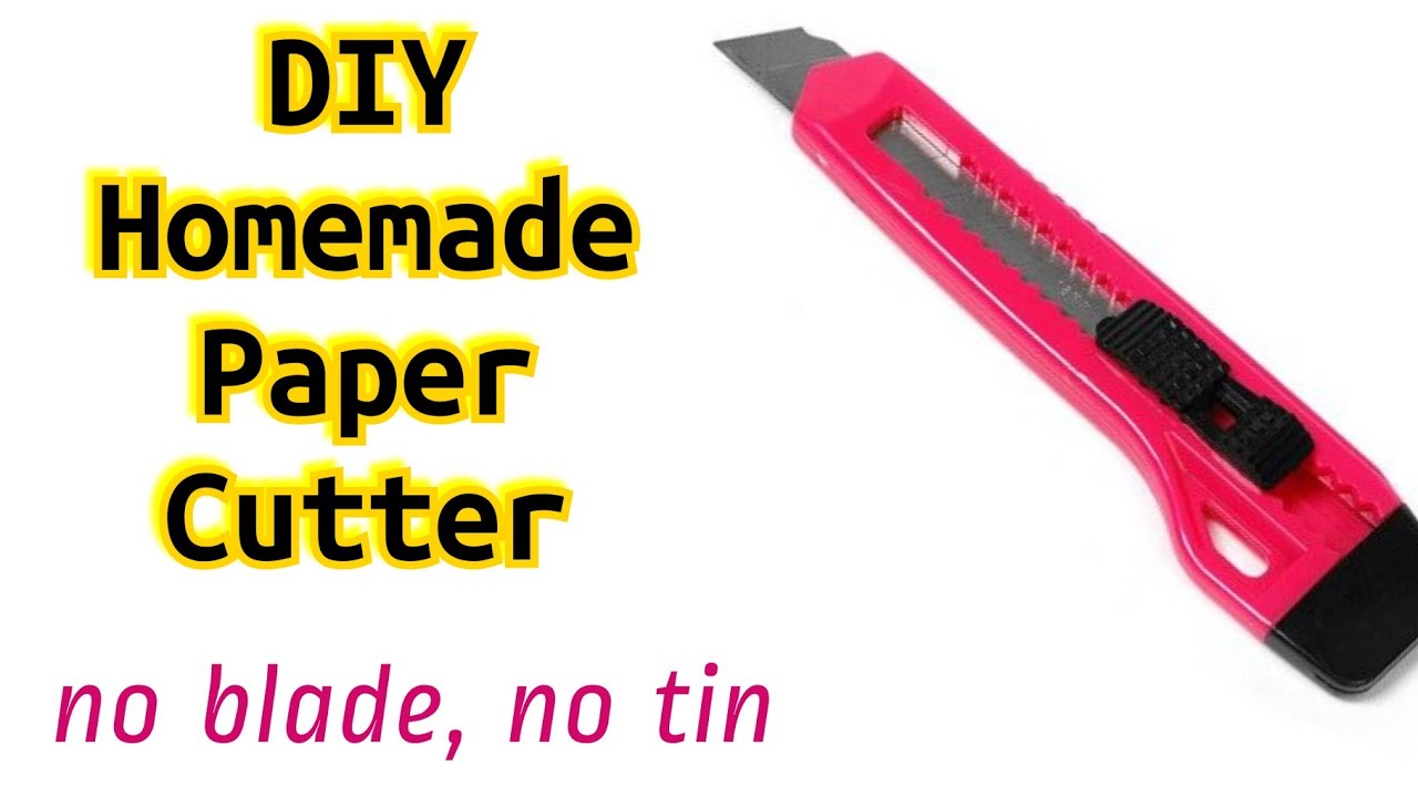 Diy cute mini paper cutter🌈☁️, how to make paper cutter, mini paper  cutter diy