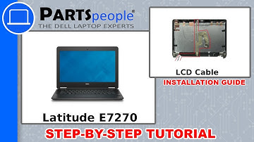 Dell Latitude E7270 (P26S001) LCD Cable How-To Video Tutorial