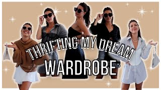 Thrifting My Dream Wardrobe | Come Thrift With Me + Try On Haul