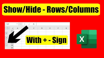 Cara Menyembunyikan-Memunculkan Kolom Atau Baris Dengan Tanda Plus-Minus atau Fitur Group-ungroup...
