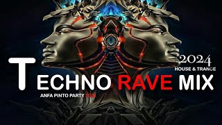 TECHNO RAVE MIX & HOUSE & TRANCE 2024' Party Vol 16'Remixes Of Popular Songs .