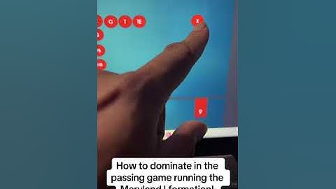 How to dominate in the passing game running the Maryland I