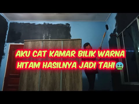  Cat  kamar  bilik warna HITAM  YouTube